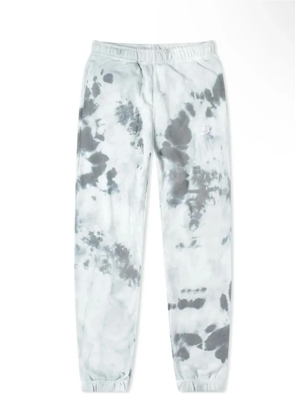 Nike Men's Gray Tie-Dye Jogger Sweatpants - Casual Comfort, guc, sz L